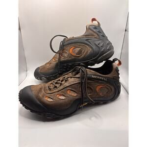 Merrell Chameleon Wrap Gore-Tex Brown/Orange Men's Shoes, Size 11.5